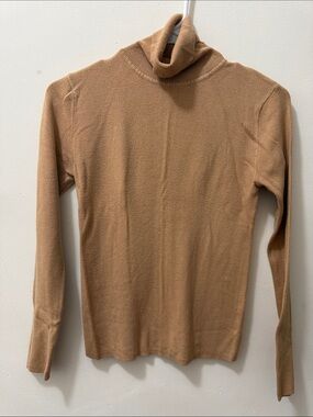 Primark Camel Turtleneck Sweater - Slim Fit